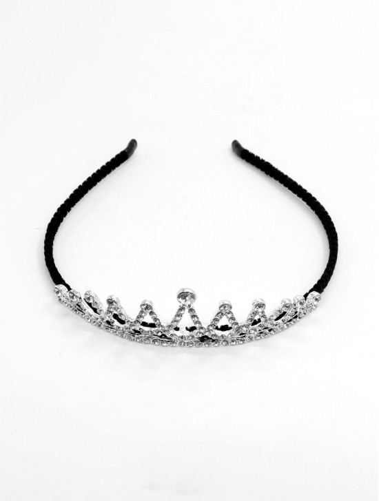 Rhinestone Tiara Hair Band 